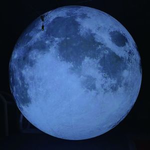 Customized Giant Inflatable Moon Planet Ball Advertising Helium Inflatable Moon