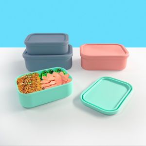 Freshness Preservation BPA Free Silicone Sealed Storage Box for Kids Silicone