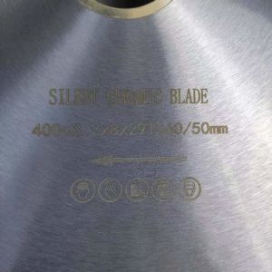 Sharpness 14'' 16'' U-slot Blade Silent Porcelain Cut Blade Ceramics Diamond Saw