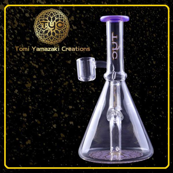 Buy 7" Recycler Matrix Percolator Glass Bongs For Tobacco Adequate Stock at wholesale prices