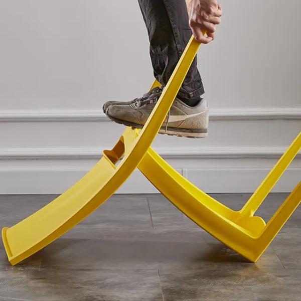 Stackable Outdoor Dining Chairs PP Plastic Home Furniture Custom Colors N.W. 4.5KGS G.W. 21KGS For Home Simple Design