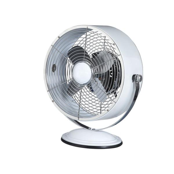 Buy 9 Inch 3 Speed Retro Style Electric Fans CE White For South Africa at wholesale prices