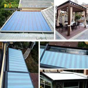 Aluminum Cassette Roof Conservatory Waterproof Pergola Roof Awning
