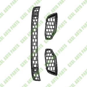 For Maserati Ghibli 2018-2023 Front Bumper Lower Grille Left & Right & Central