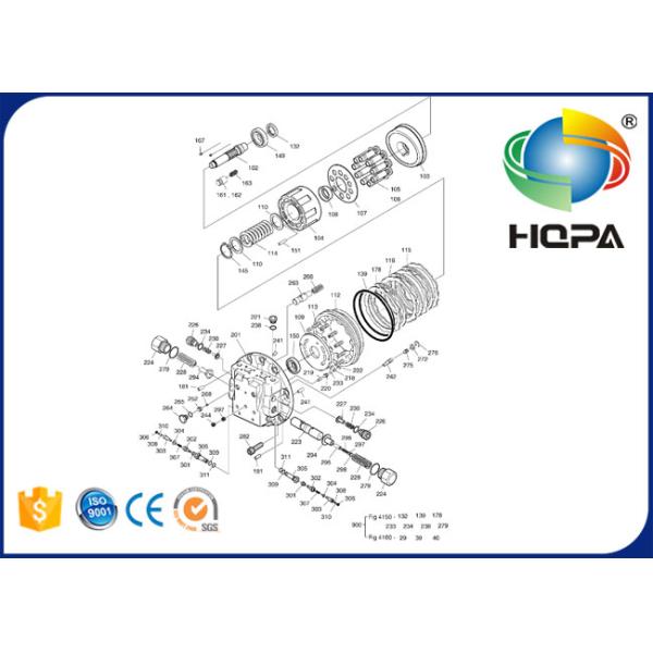2401-9082K 2401-9082KT 24019082K Travel Motor Seal Kit for DOOSAN DH225-7