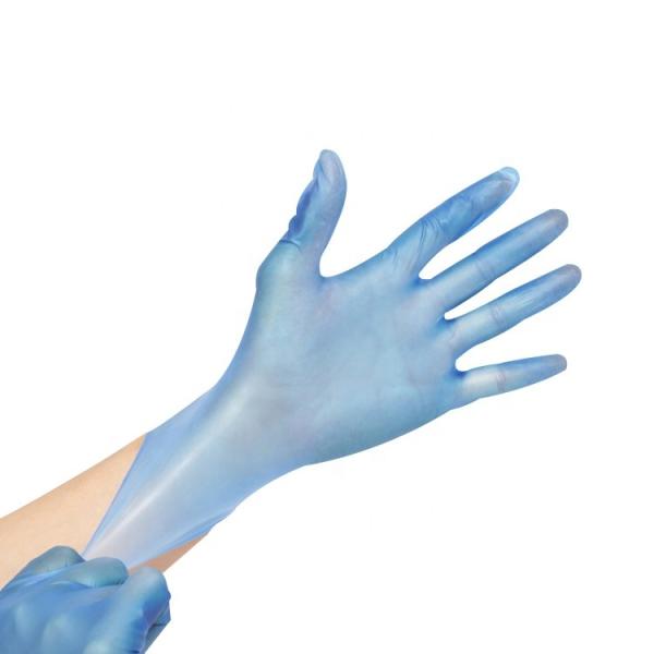 Buy Medical Examination Blue 4.5g Disposable PVC Gloves at wholesale prices
