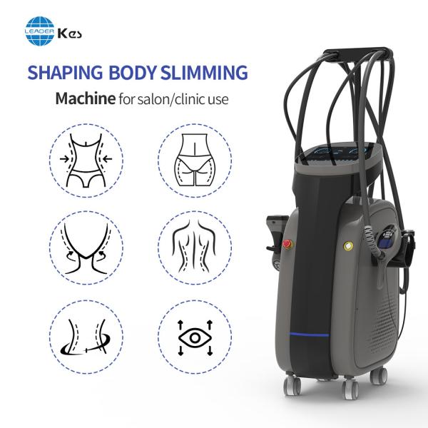 Multi Functional Rf Body Slimming Machine With Cavitation Massager Handpiece