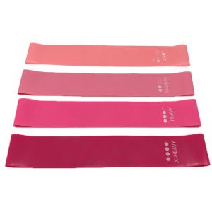 0.45mm Debossed Logo TPE Resistance Bands BSCI Eco Friendly