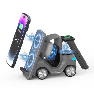 15w Wireless Charging Station Car Shape Night Light No Battery 150*146*75mm Type