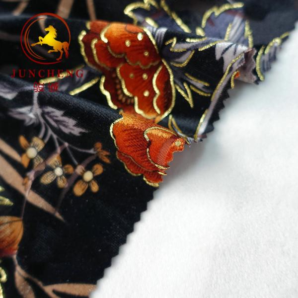 Buy wholesale burnout 100% silk velvet fabric at wholesale prices