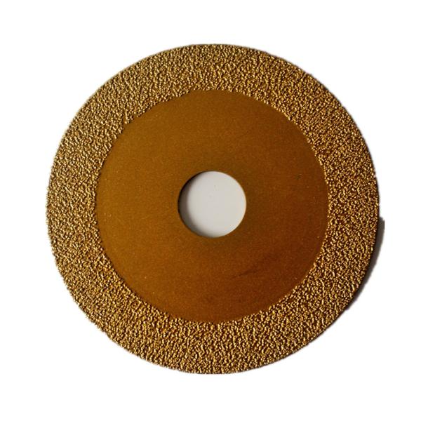 100×1.0/1.8×15×20mm Vacuum Brazed Diamond Saw Blade For Cutting Cast Iron Marble