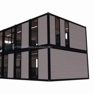 Outdoor Construction Site Prefabricated Modern Design Office Building with