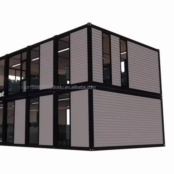 Outdoor Construction Site Prefabricated Modern Design Office Building with