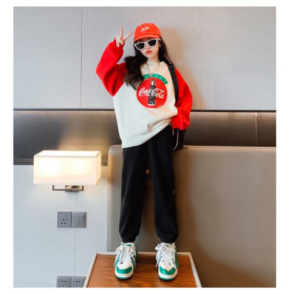 Leisure Childrens Spring Clothes Sweatpants Grey Thick Warm