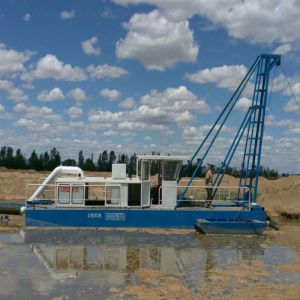 Diesel Power 300mm Jet Sand Suction Dredger With Gearbox