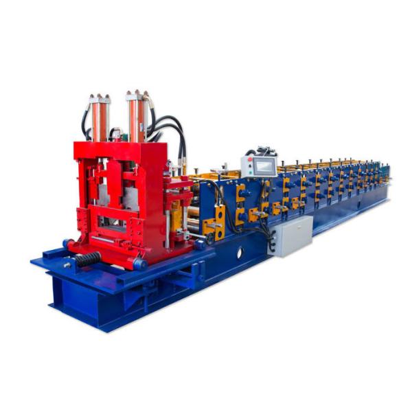 Buy Flexible Operation Lip Channel Roll Forming Machine , C Z U Steel Roll Forming Machine at wholesale prices