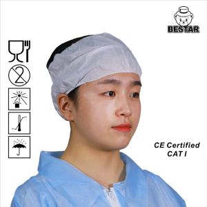 China Soft 30gsm SPP Disposable Head Bands Nonwoven Facial Hair Band on sale