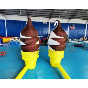 Air Ice Cream Characters Advertising Inflatables For Squares