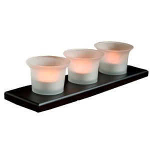 Frosted Glass Votive Candle Holders