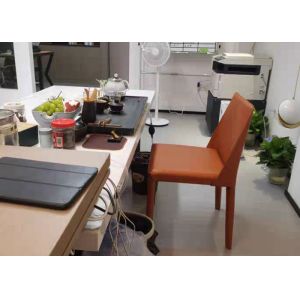 Kitchen Saddle Leather Side Chair