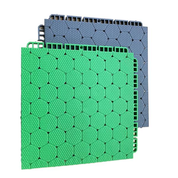 2021 16mm Customized color Indoor/Outdoor high-end TPV interlocking sports courts floor