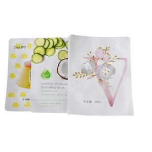 Custom Printed laminated plastic cosmetic sample sachet biodegradable facial