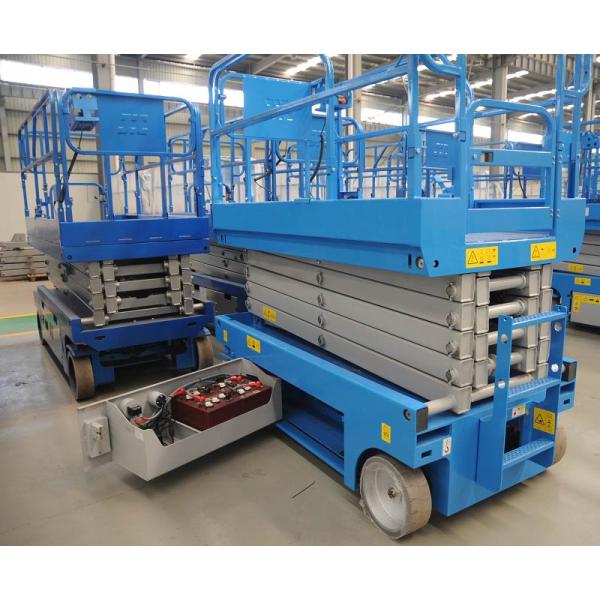 Mobile Electric Self Propelled Scissors Lift Platform OEM Raise 7 ~ 16m