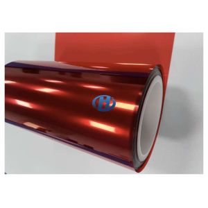 China 20 μm Red PET Single Side Acrylic Adhesive Film used as Protective and Waste Discharge Films in 3C industries on sale