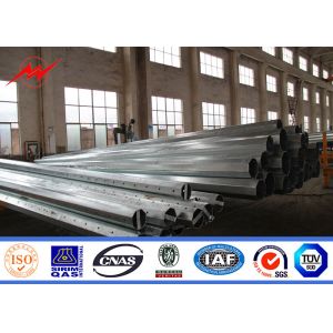 35ft Commercial Street Lamp Pole Professional Galvanized Steel Pole