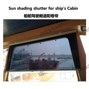 FT002- grey model marine sunshade curtain spring automatic positioning cabin
