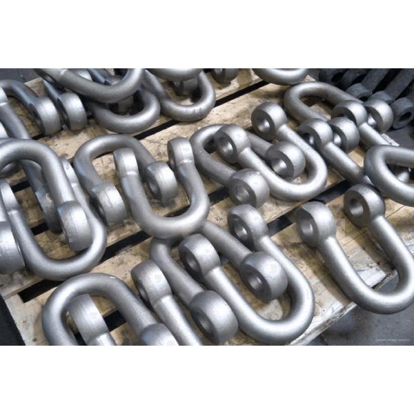 Custom Lifting Lyre Shackles Galvanized Forged Anchor Shackle by OEM Steel Forgings