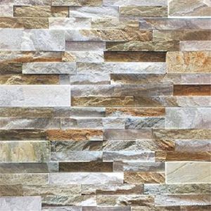 Slate Culture Stone High Hardness Yellow white Slate Culture Stone For Wall
