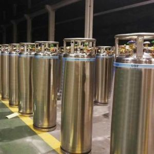 1.4mpa Cryogenic Dewar Cylinder 195L Liquid Nitrogen Self Pressurization