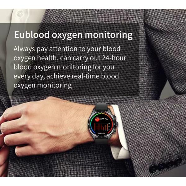 HD Round Screen SK27 Smart Watch 1.58 Inch Men Fitness Tracker Watch Waterproof IP68