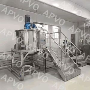 65RPM SUS304 Liquid Detergent Manufacturing Machine 500L Liquid Chemical Mixer