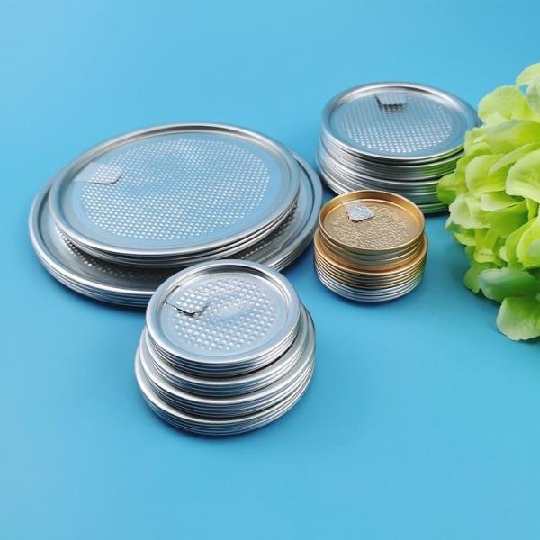 Buy SGS Full Size Aluminum Easy Peel Off Lid For Food Can Packaging at wholesale prices
