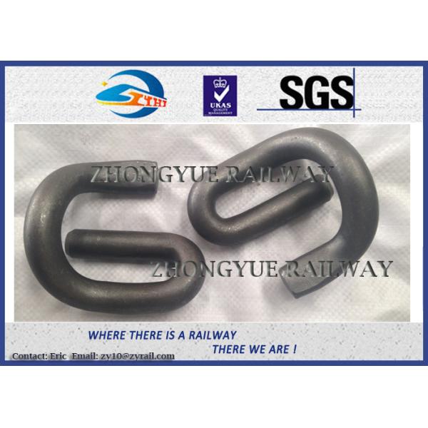 Oxide Black E Shape Elastic Rail Clip With 55Si2Mn Color Painting