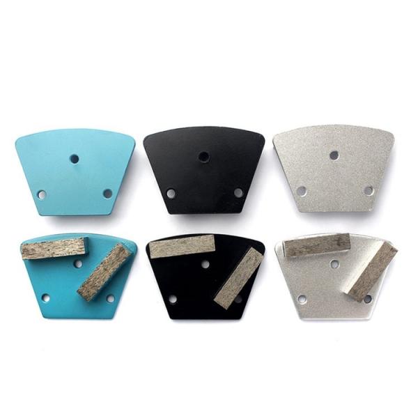 Wet And Dry Diamond Trapezoidal Grinding Tools For Concrete Terrazzo Floor