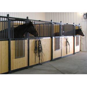 Fully Galvanized Horse Stall Panels For Western Riding Schools / Horse Barn