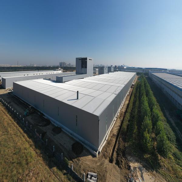 Large Span Pre Engineered Steel Warehouse Prefabricated Steel Structure Cold