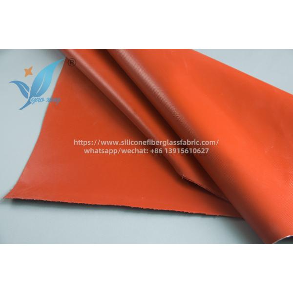 Weave Style Twill 3.0mm Professional Silicone Fabric Double Sided High Temperature Resistance Up To 200C