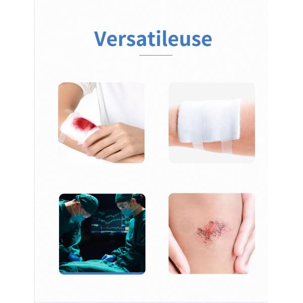 Cut-edge Gauze Bandage Sterilization Disposable Medical Gauze Pad Gauze Roll Wound Dressing