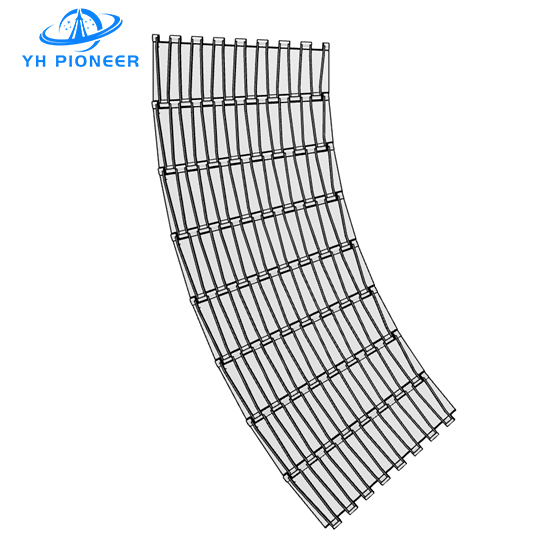 Stainless Steel Conveyor Chain Plate With Nylon Strength For Sideflex Conveying