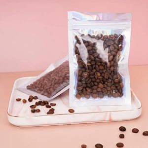 Custom Printed Aluminium Foil Laminated Pouches For Fresh Snacks Storage Odor