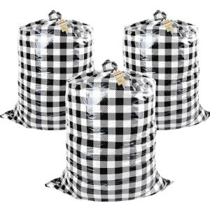 Reusable 36x56" Jumbo LDPE Christmas Gift Wrapping Bags