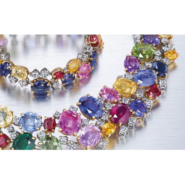 Artificial Cultivation Doped Color Sapphire AL2O3 Customized CZ Method Ruby Blue Padparadscha