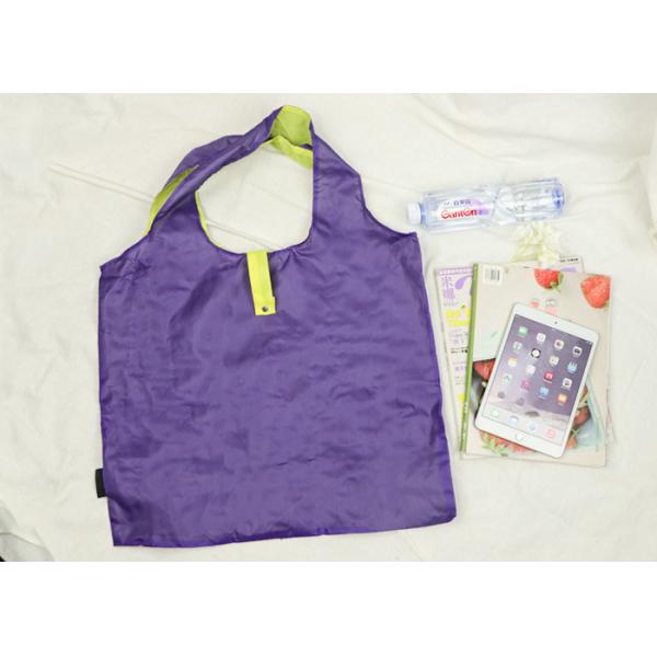 Buy 190T Polyester Shopping Bag for Advertising , Square Eco Foldable Tote Bag at wholesale prices