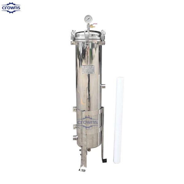 Electronics Industries Pure Water Filter Stainless Steel Multi Cartridge Filter Housing