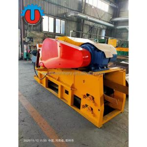 90KW 4000*2200*1800mm Garden Wood Chipper Drum Chipper