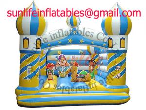 Quality Custom childrens inflatable bouncy castle For Rental , Home Use Bouncy Castle for sale